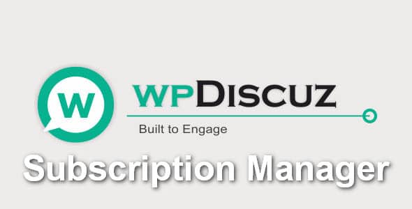 Plugin WpDiscuz Subscription Manager - WordPress