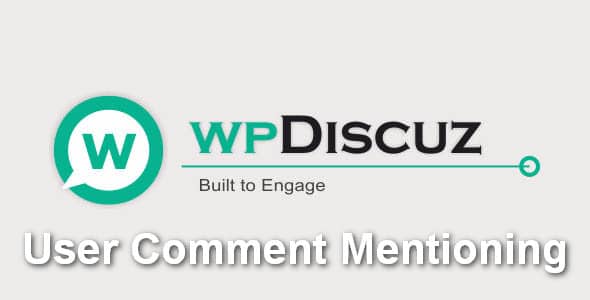 Plugin WpDiscuz User Comment Mentioning - WordPress