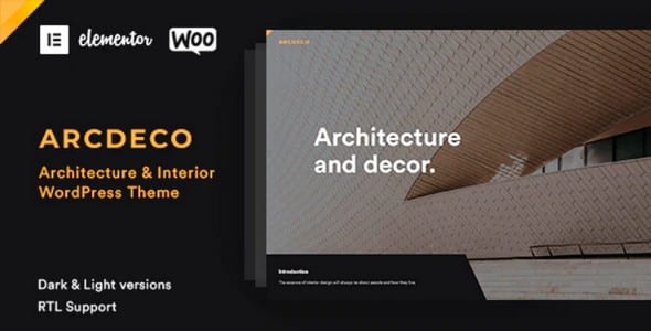 Tema ArcDeco - Template WordPress
