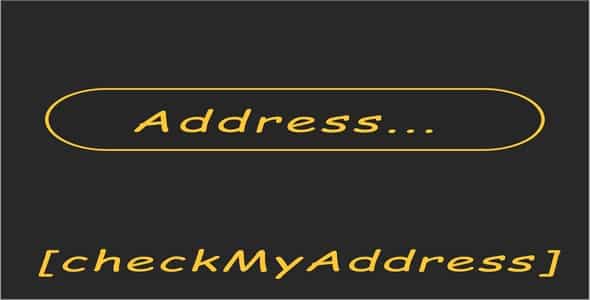Plugin Check My Address for WooCommerce - WordPress
