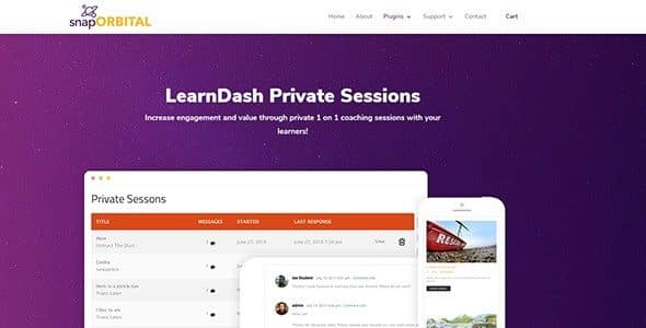 Plugin LearnDash Private Sessions - WordPress