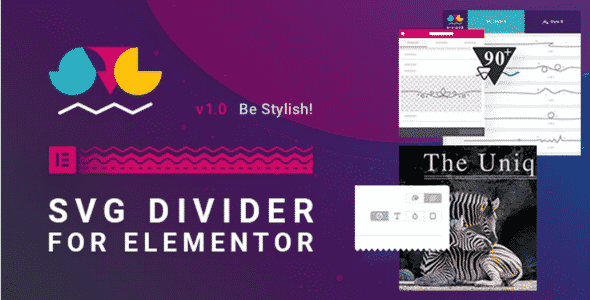 Plugin Svg Divider for Elementor - WordPress