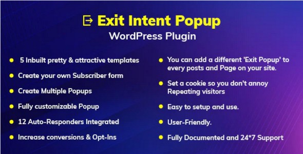 Exit Intent Popup WordPress Plugin - WordPress