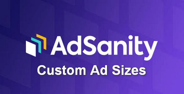 Plugin AdSanity Custom Ad Sizes - WordPress