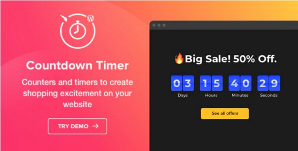 Plugin Countdown Timer - WordPress