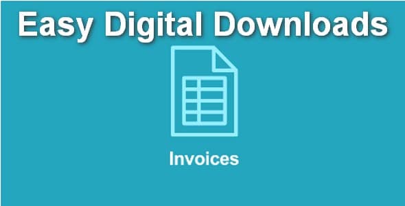 Plugin Easy Digital Downloads Invoices - WordPress