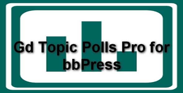 Plugin Gd Topic Polls Pro for bbPress - WordPress