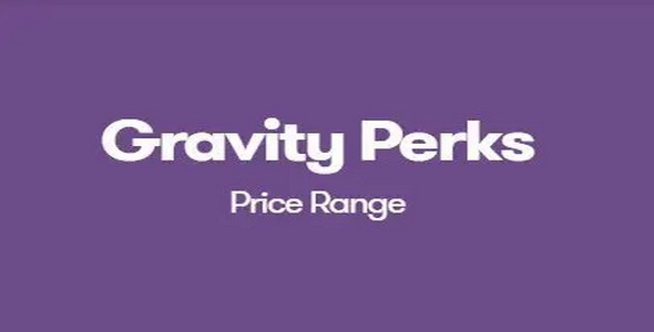 Plugin Gravity Perks Price Range - WordPress