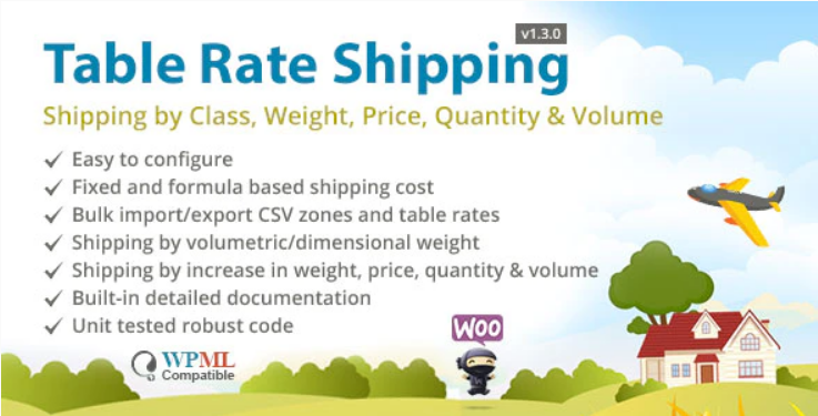 Plugin Table Rate Shipping Kahanit - WordPress