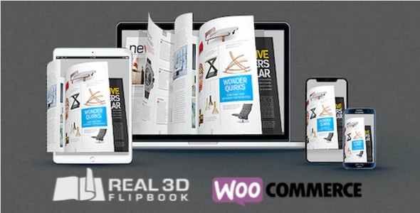 Plugin WooCommerce Real3D Flipbook Addon - WordPress
