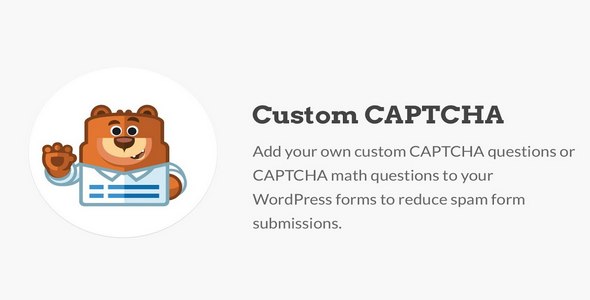 Plugin WpForms Custom Captcha Addon - WordPress