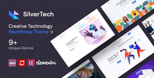 Tema SilverTech - Template WordPress
