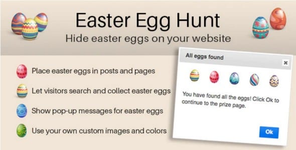Plugin Easter Egg Hunt - WordPress
