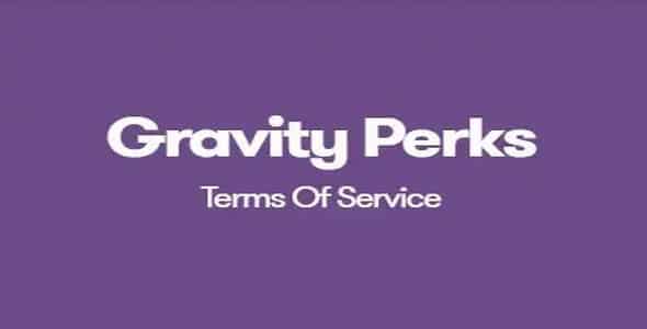 Plugin Gravity Perks Terms Of Service - WordPress