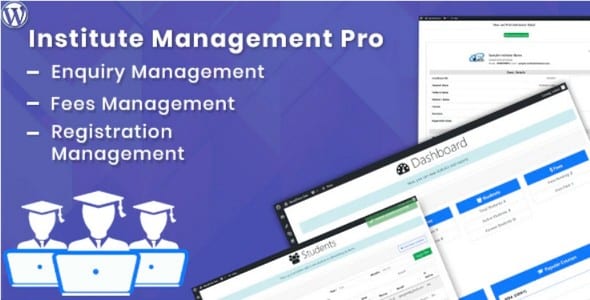 Plugin Institute Management Pro - WordPress