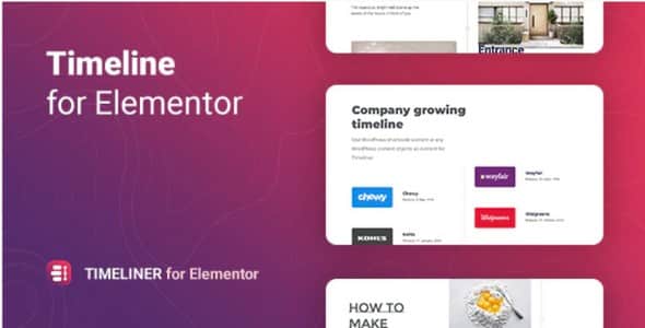 Plugin Timeliner for Elementor - WordPress