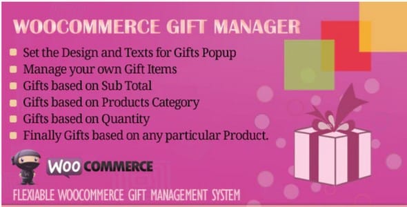 Plugin WooCommerce Gift Manager - WordPress