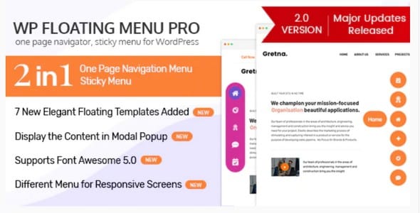 Plugin Wp Floating Menu Pro - WordPress