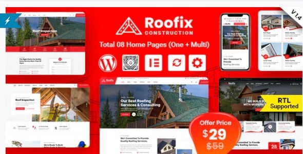 Tema Roofix - Template WordPress
