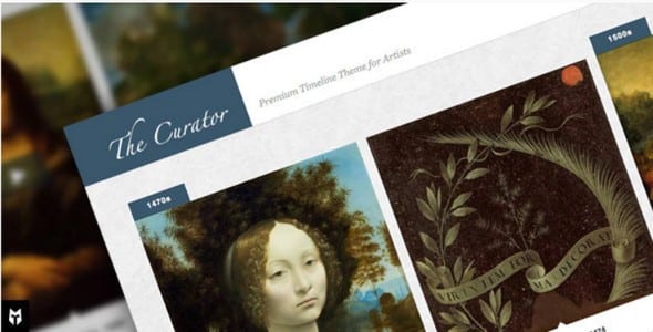 Tema The Curator - Template WordPress