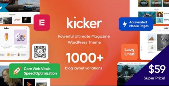 Tema Kicker - Template WordPress