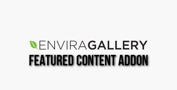 Plugin Envira Featured Content Addon - WordPress