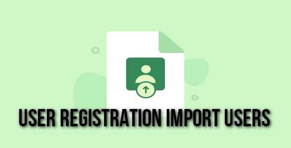 Plugin User Registration Import Users - WordPress