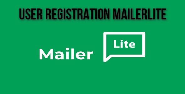 Plugin User Registration MailerLite - WordPress