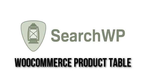 Plugin SearchWp WooCommerce Product Table Integration - Wordpress